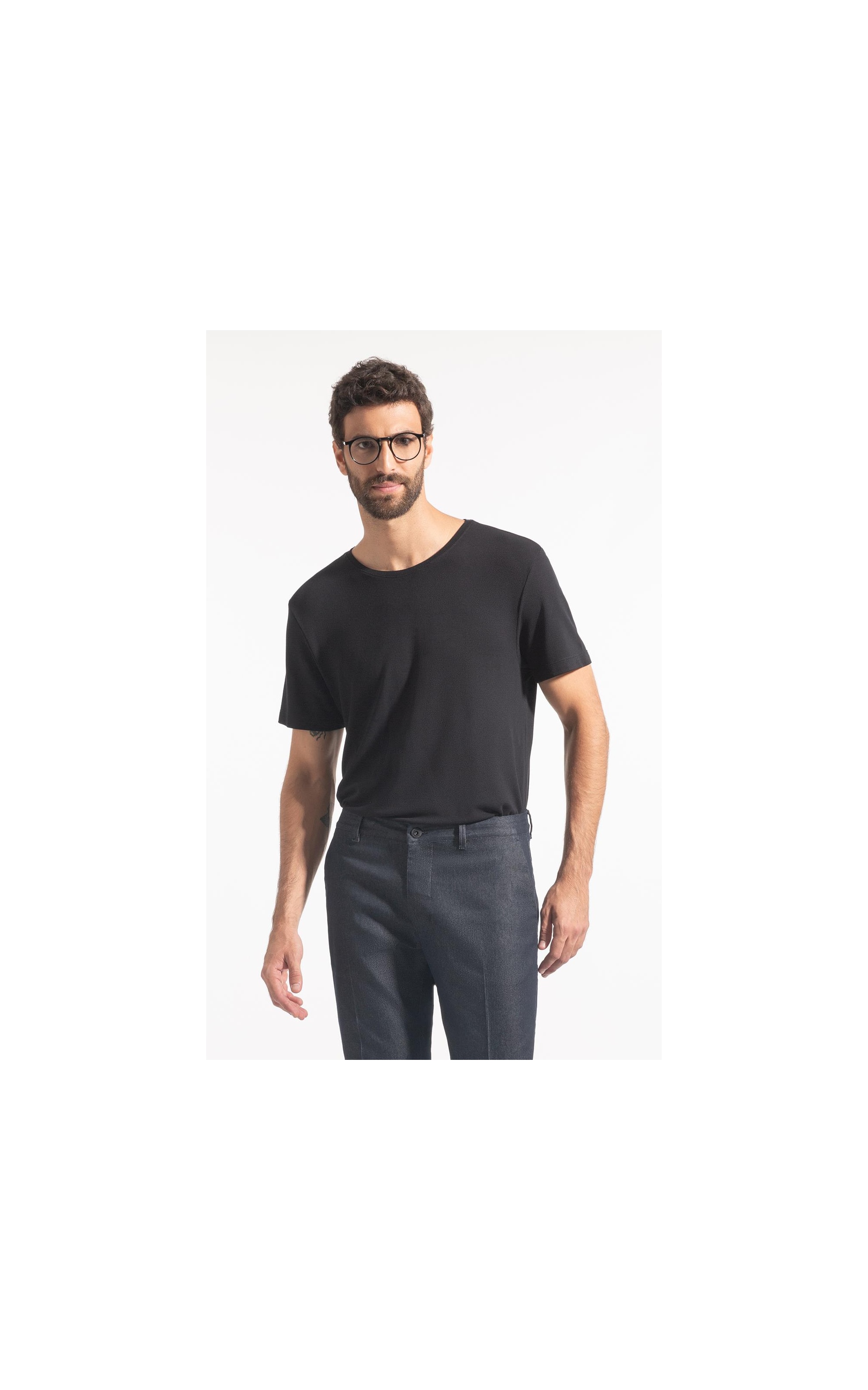 T-Shirt Piquet Rems Preto