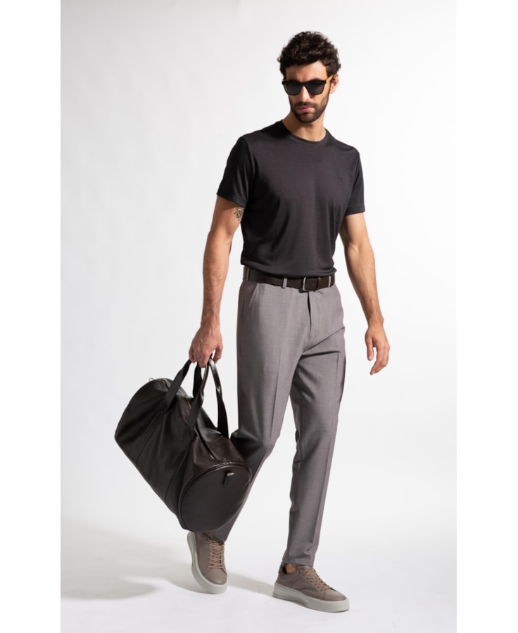 T-Shirt Rocket Modal Charcoal