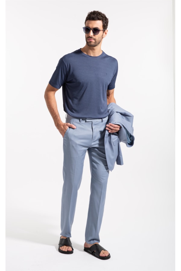 T-Shirt Rocket Modal Dark Blue