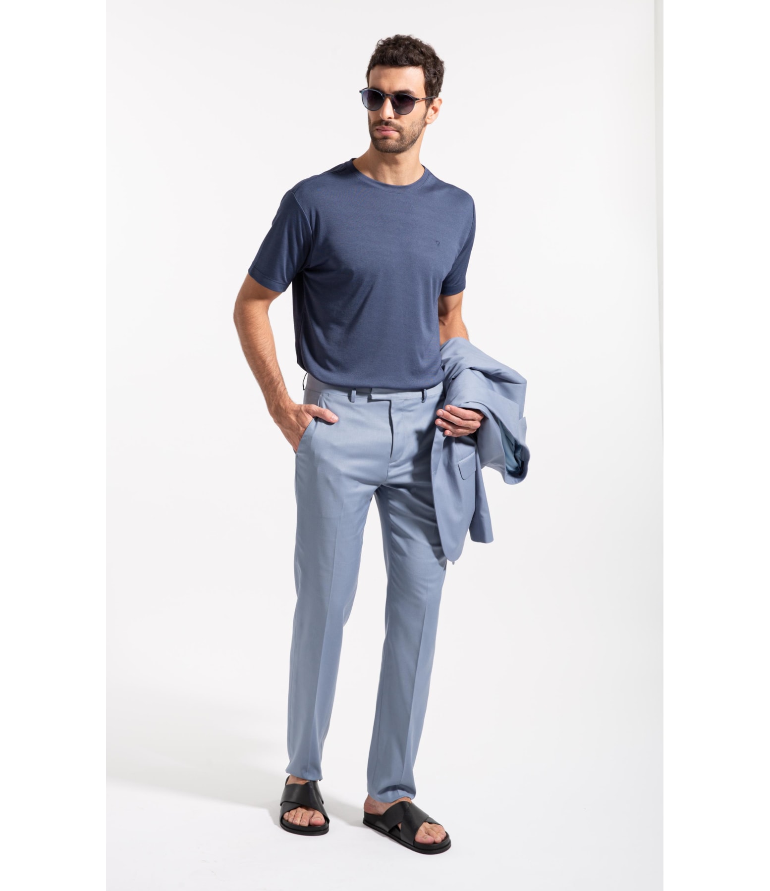 T-Shirt Rocket Modal Dark Blue