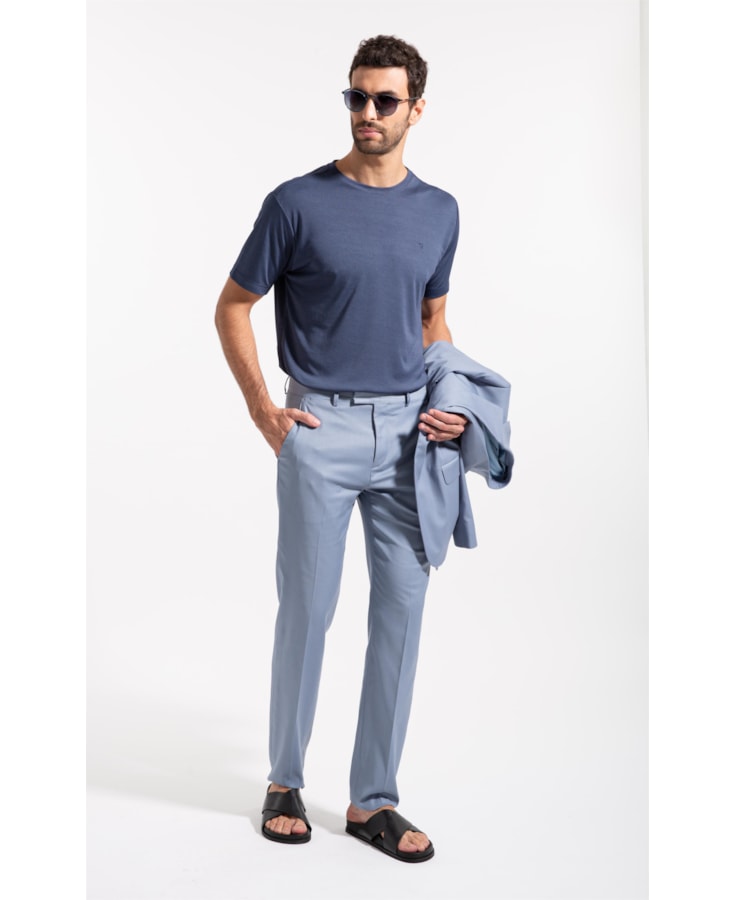T-Shirt Rocket Modal Dark Blue                
