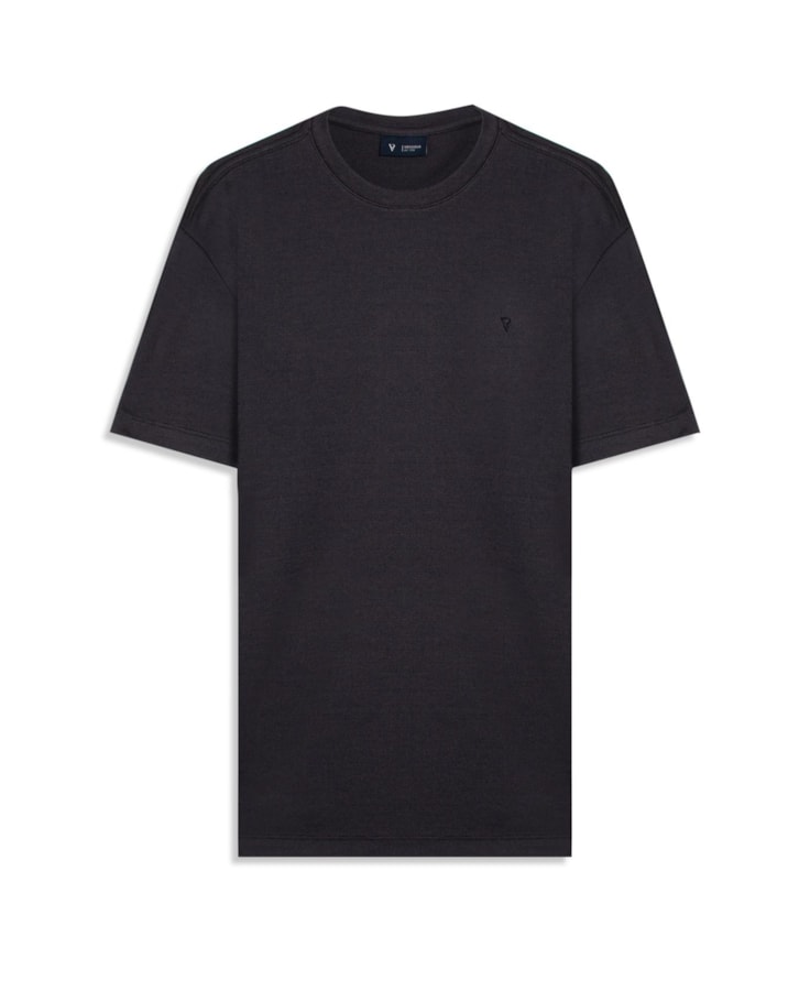 T-Shirt Rocket Modal Preto