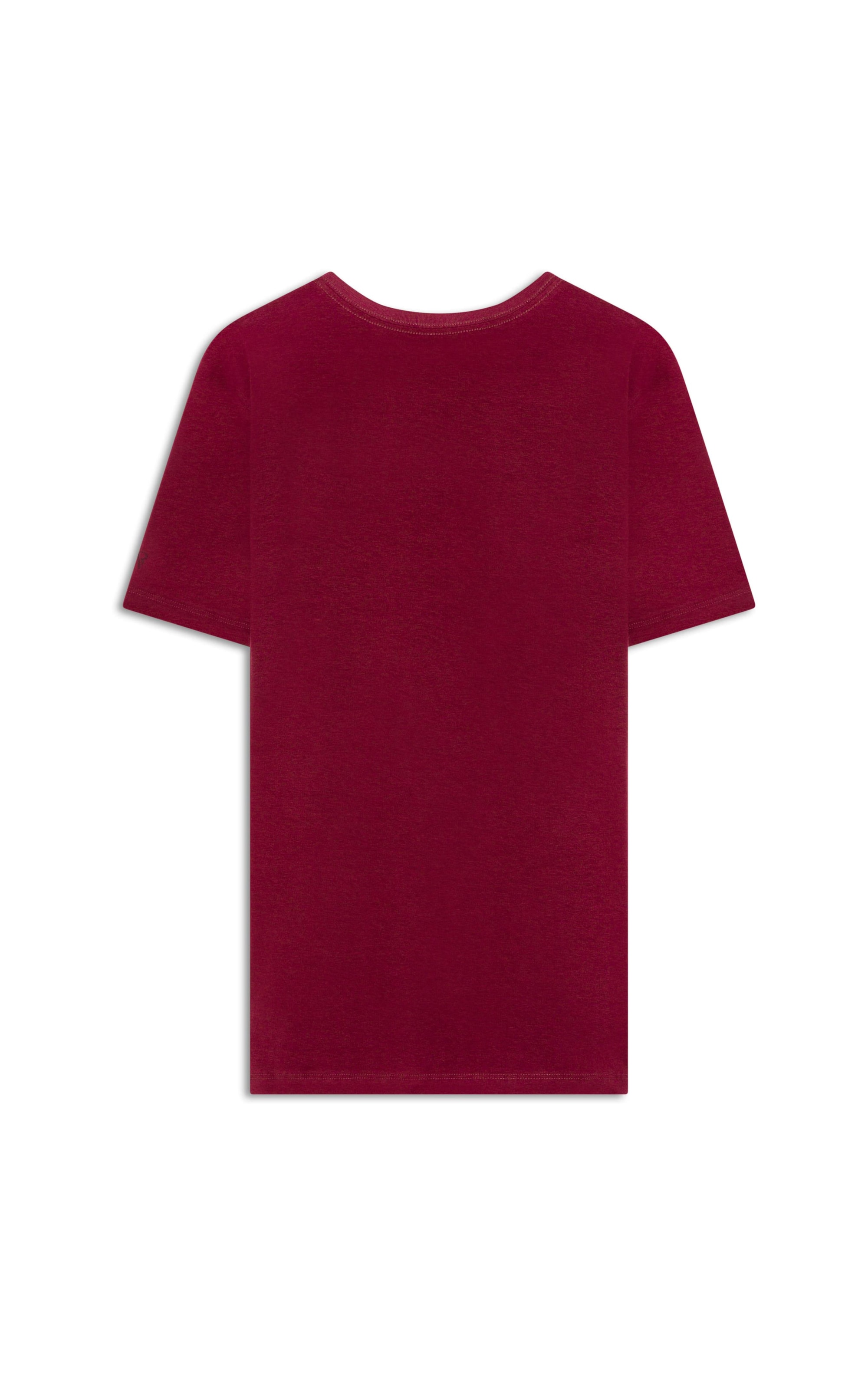 T-Shirt Slim Fit District Bordeaux