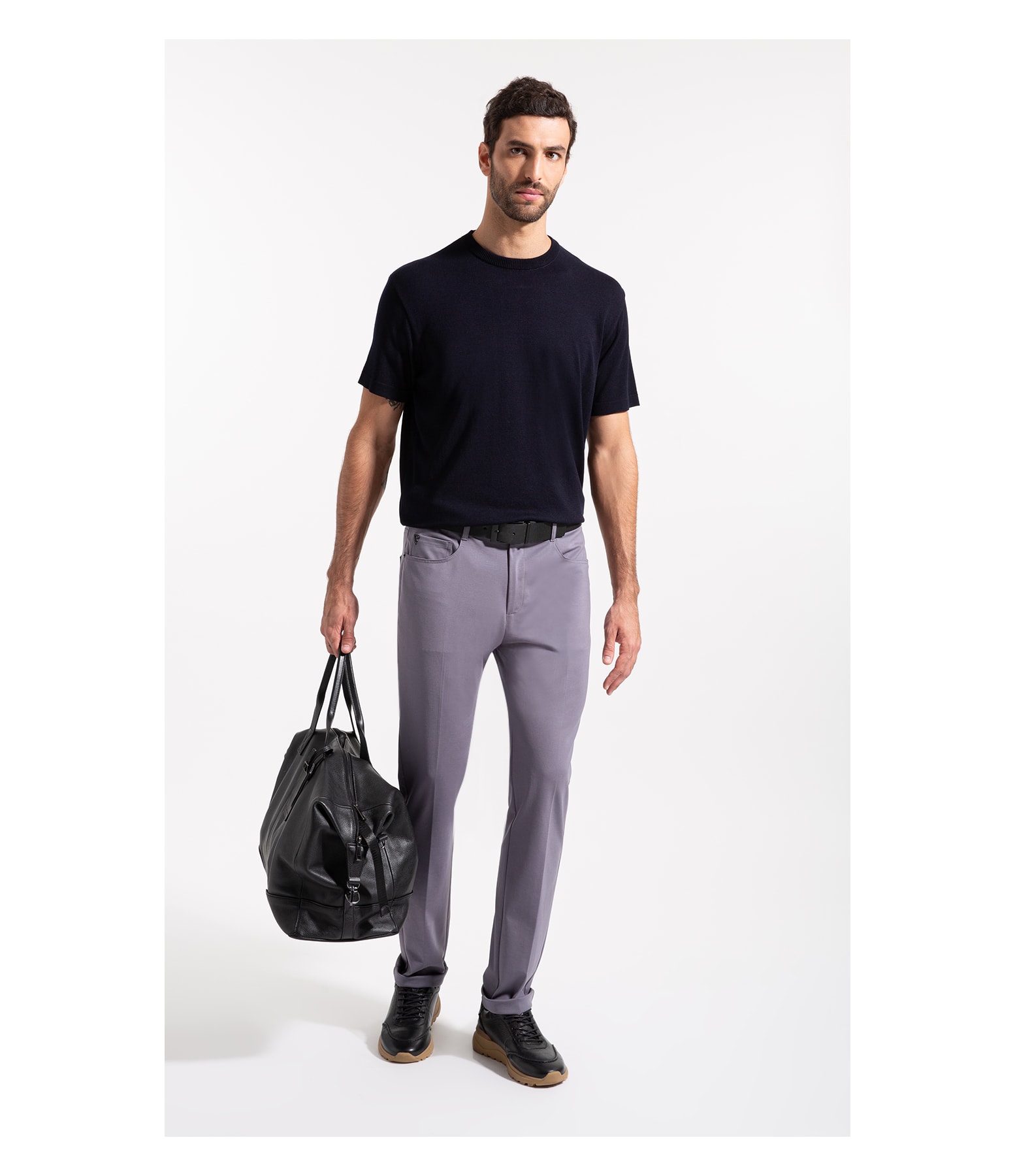 T-Shirt Tricot Modal Dark Navy