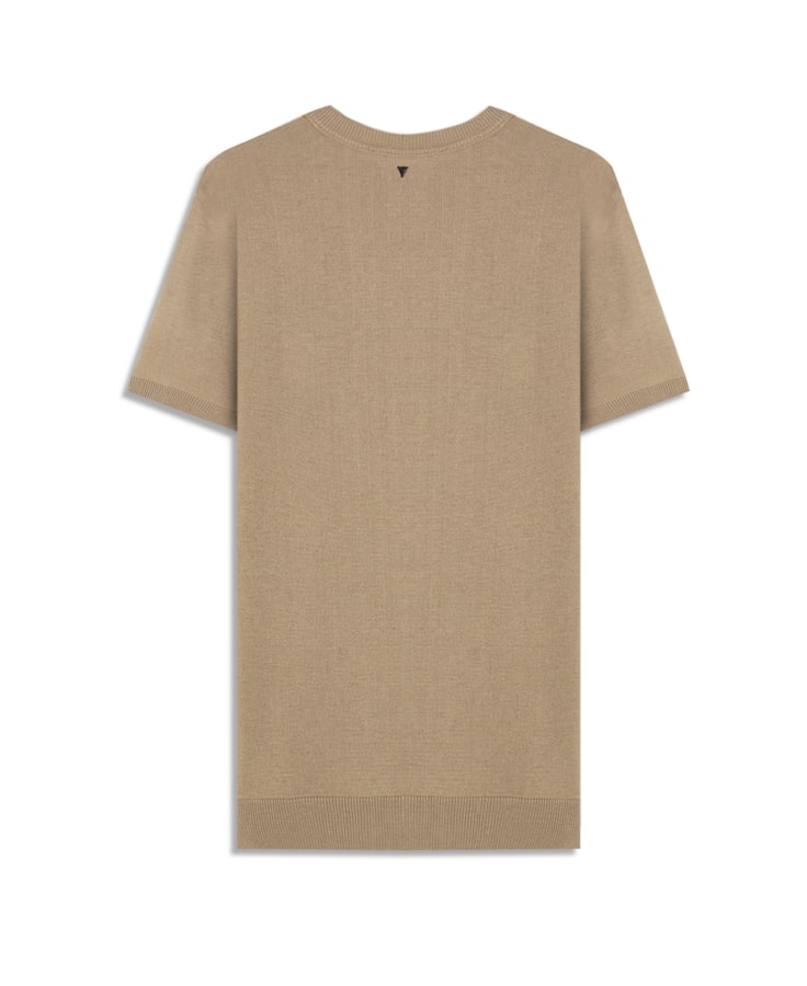 T-Shirt Tricot Visco Mescla Caqui