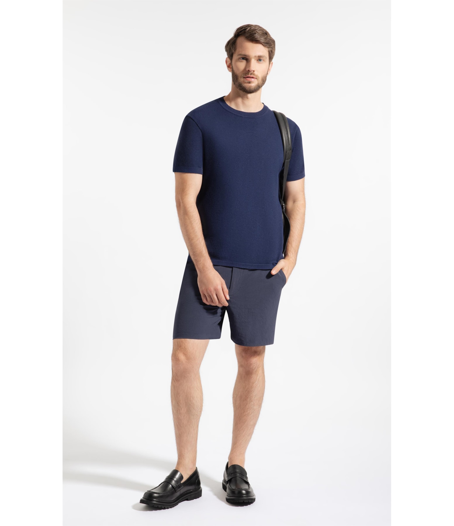 T-Shirt Trioct Gola Redonda Marinho