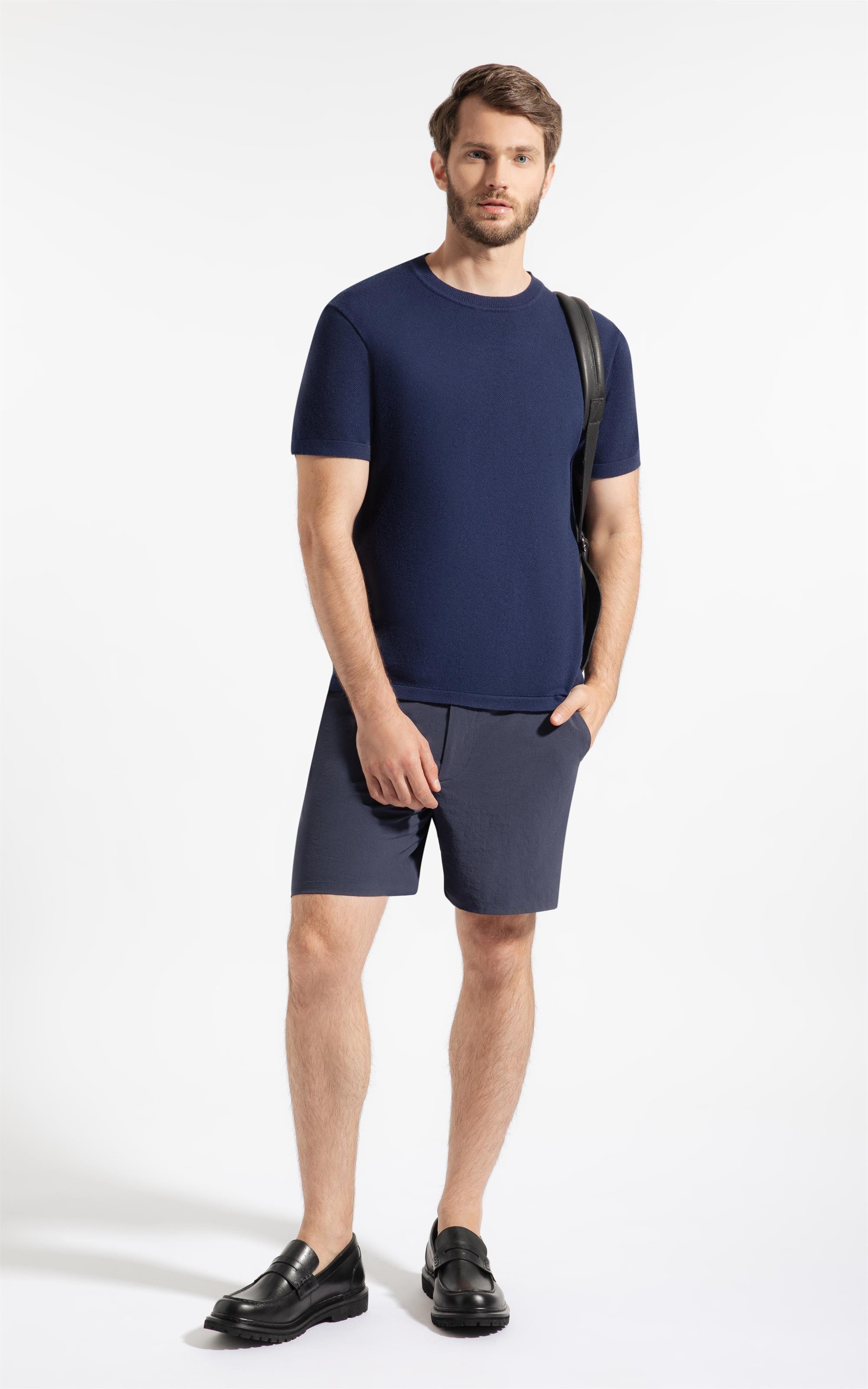 T-Shirt Trioct Gola Redonda Marinho