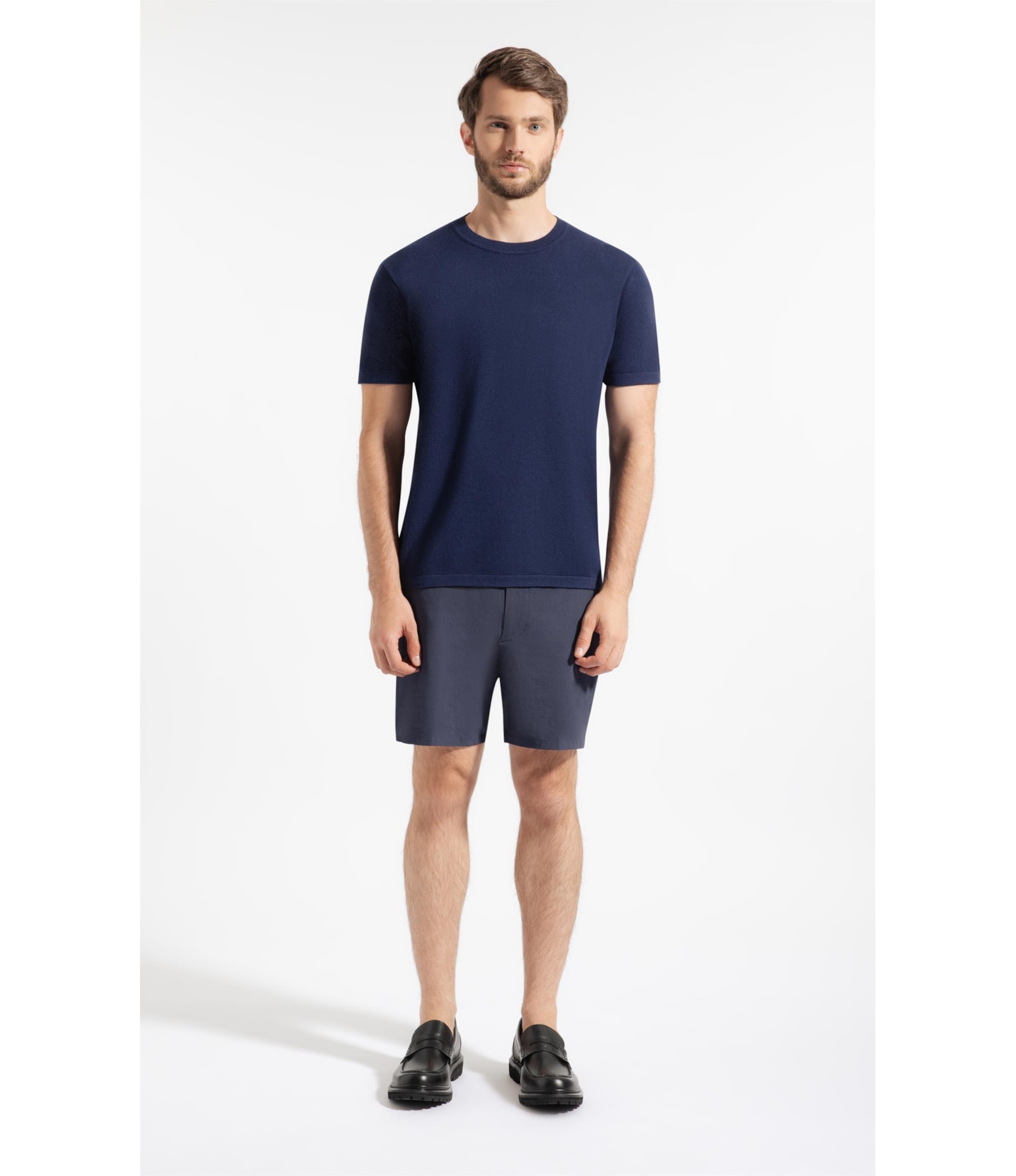 T-Shirt Trioct Gola Redonda Marinho