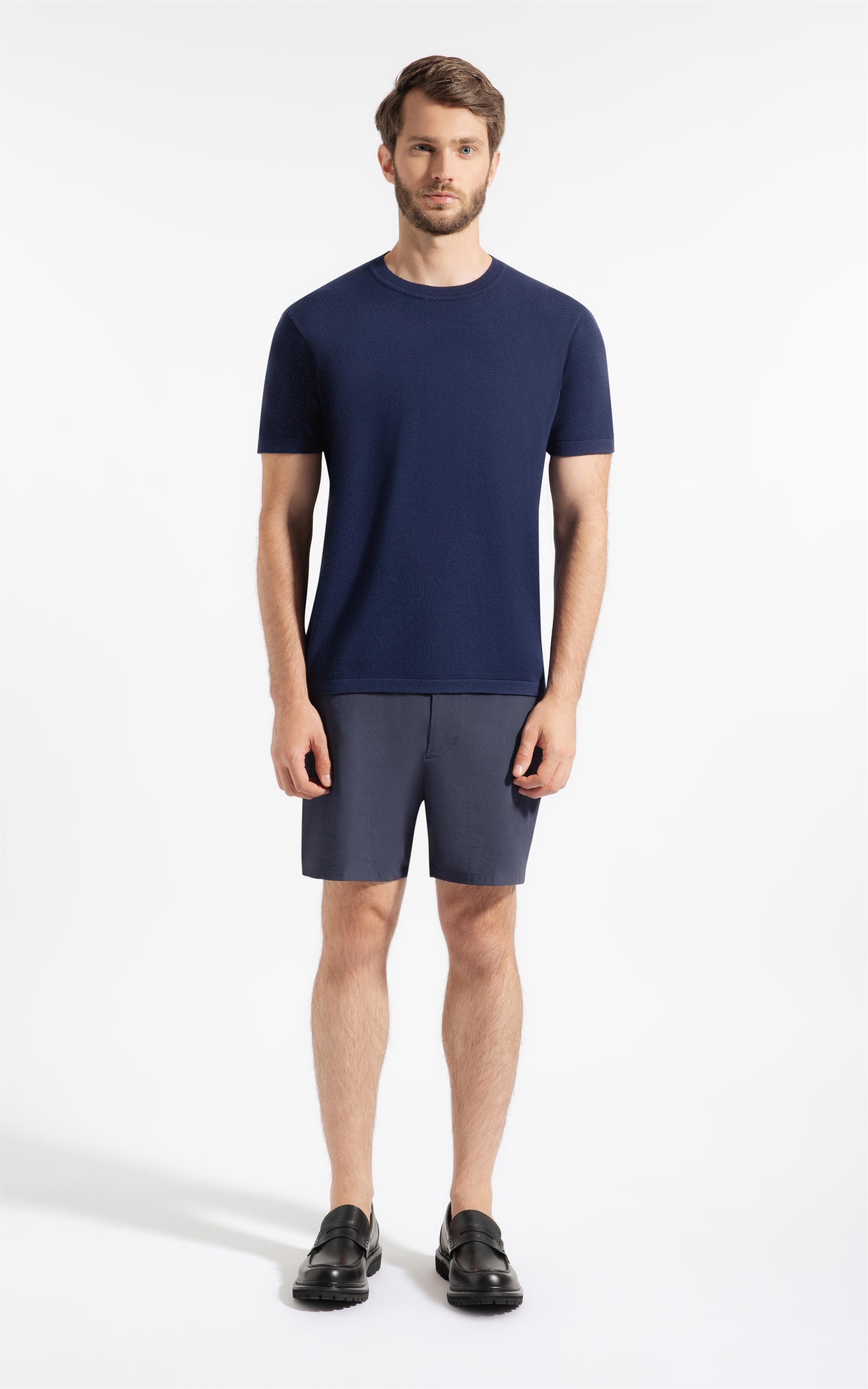 T-Shirt Trioct Gola Redonda Marinho