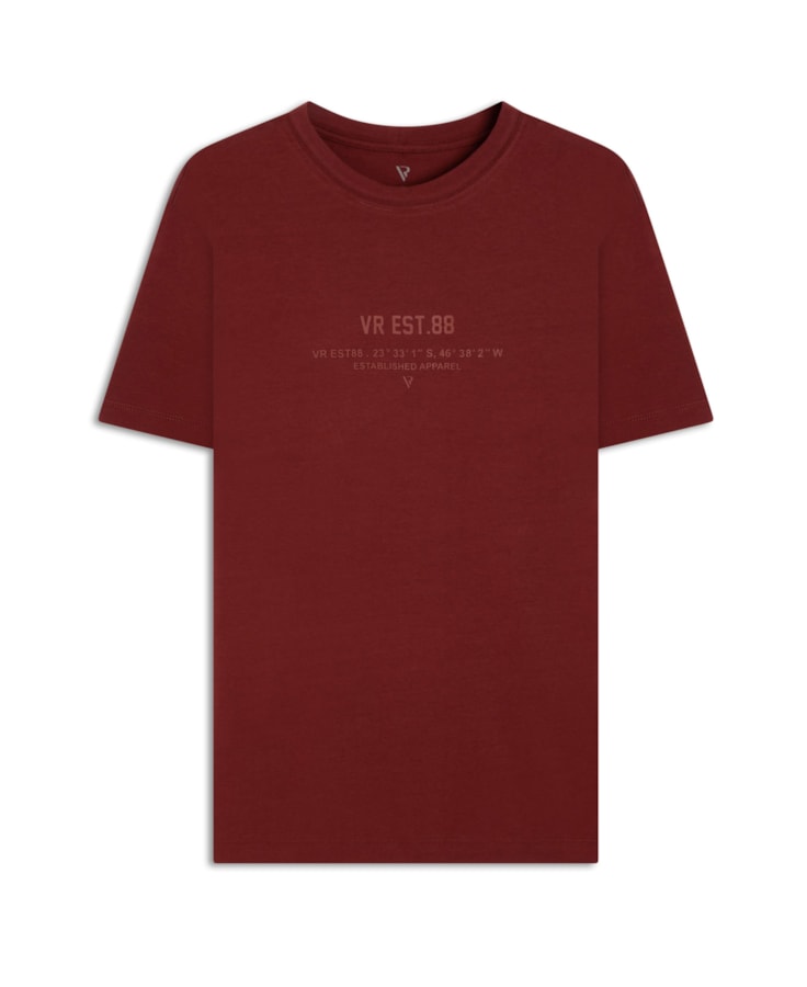 T-Shirt Vr88 Bordeaux