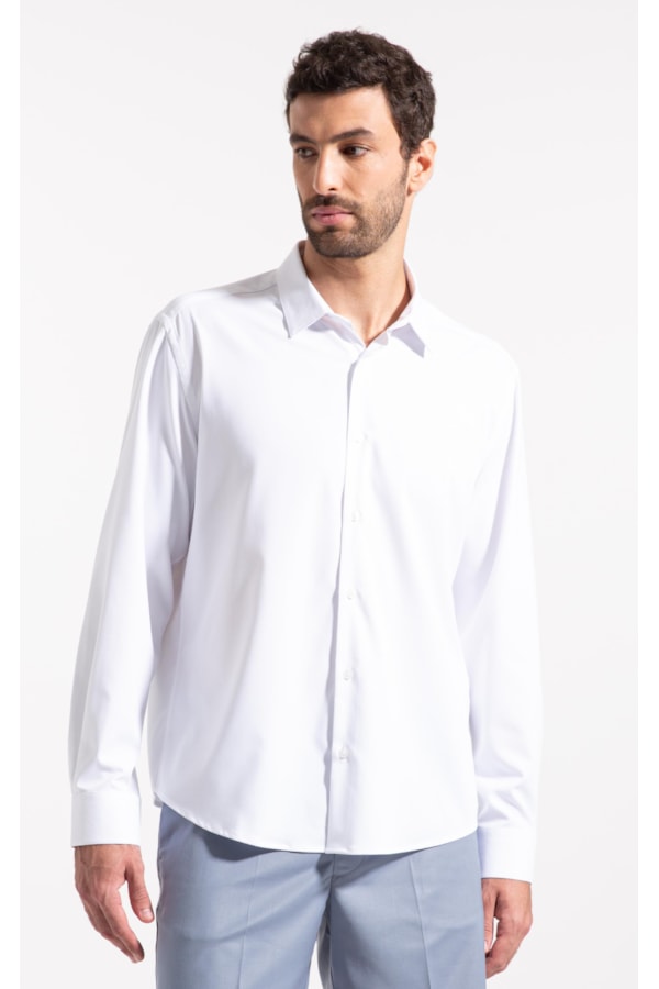 Tech Bambu Horizontal Classic Shangai Branco