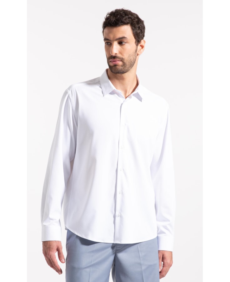 Tech Bambu Horizontal Classic Shangai Branco