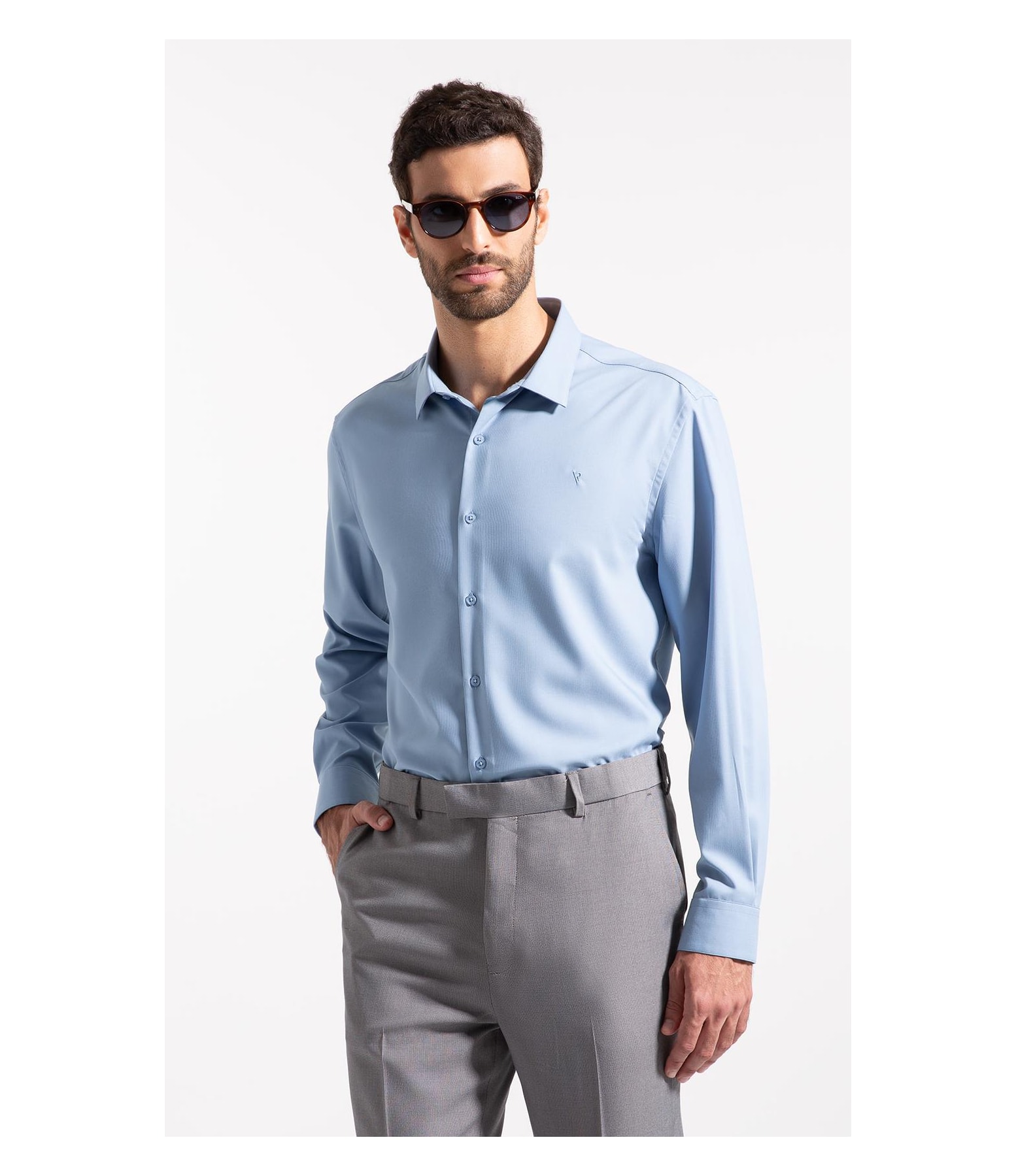 Tech Bambu Vertical Slim Shangai Azul Seco