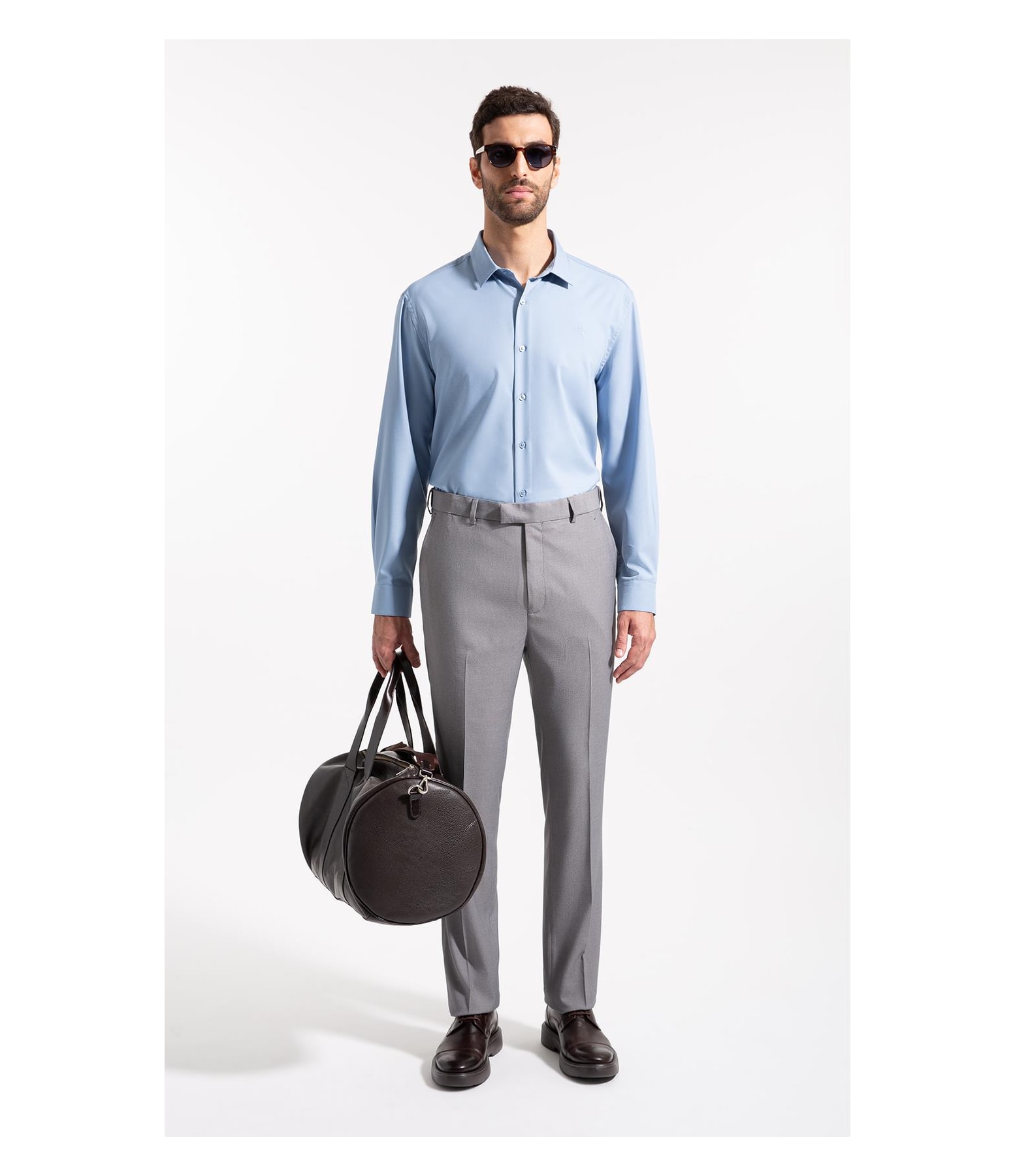 Tech Bambu Vertical Slim Shangai Azul Seco