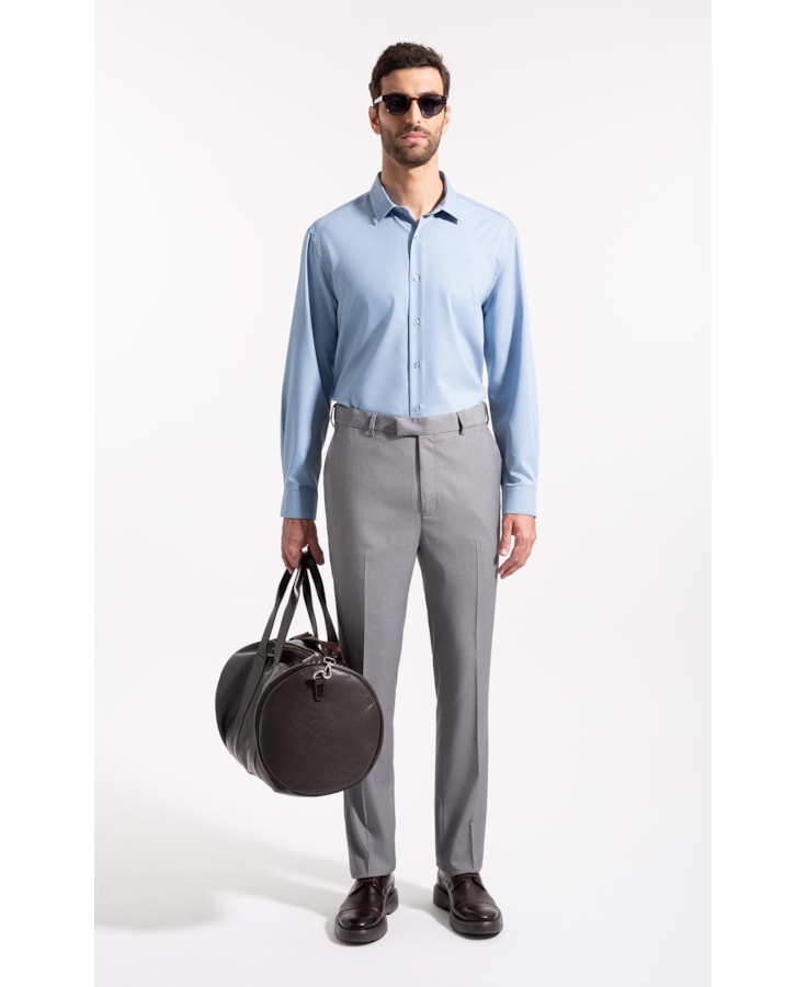 Tech Bambu Vertical Slim Shangai Azul Seco