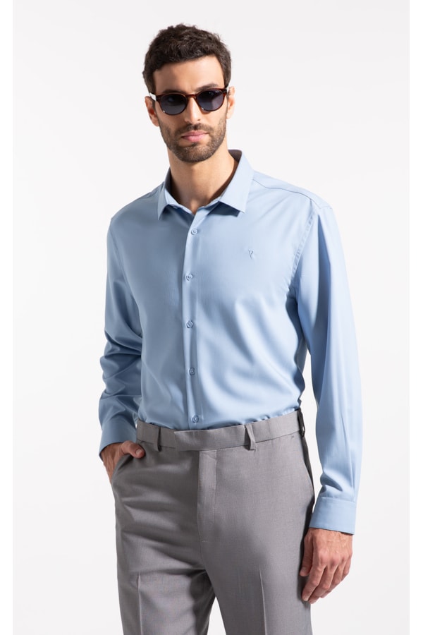Tech Bambu Vertical Slim Shangai Azul Seco