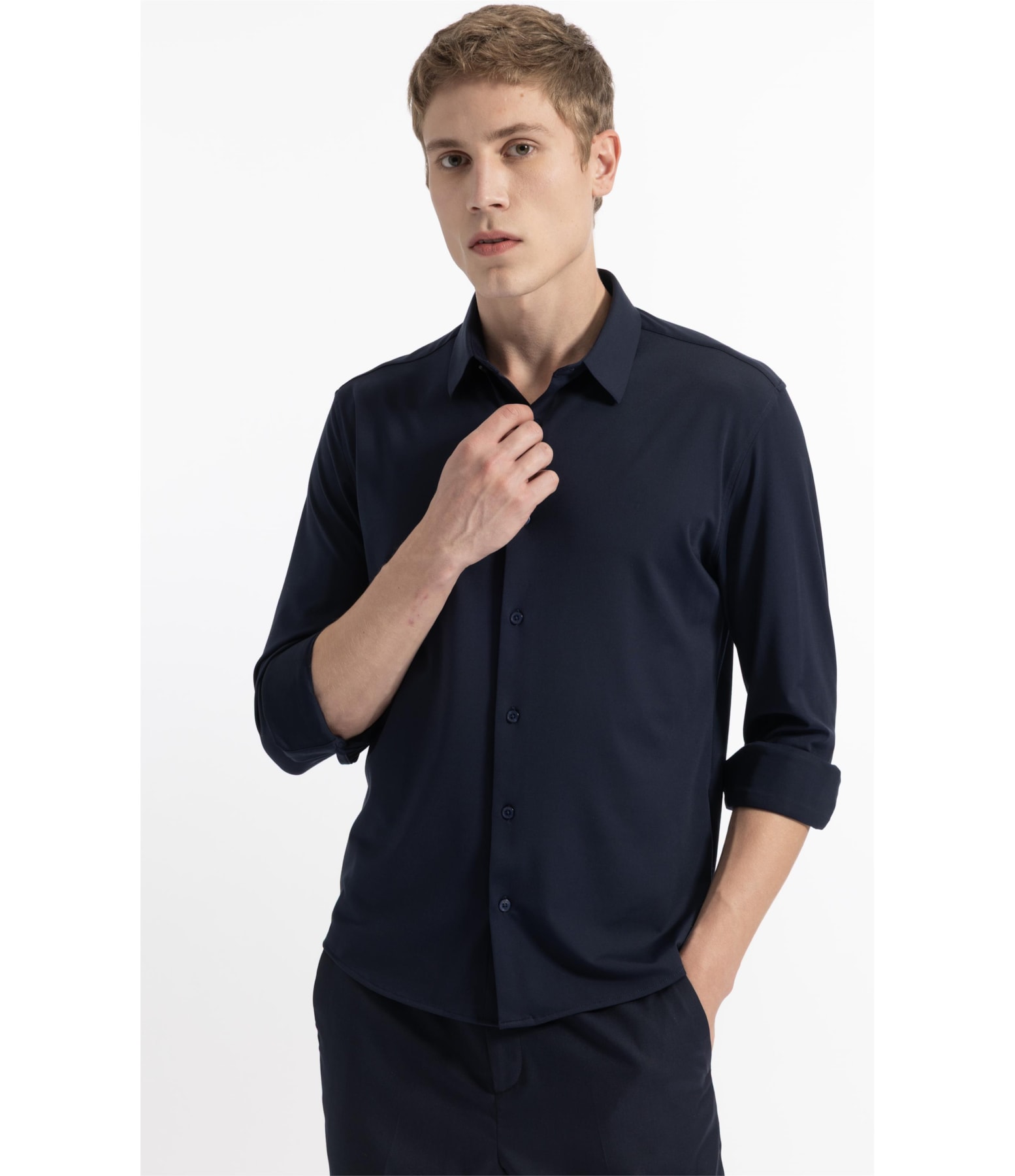 Tech Blend Silk Slim Fusioned Ml Midnight Blue