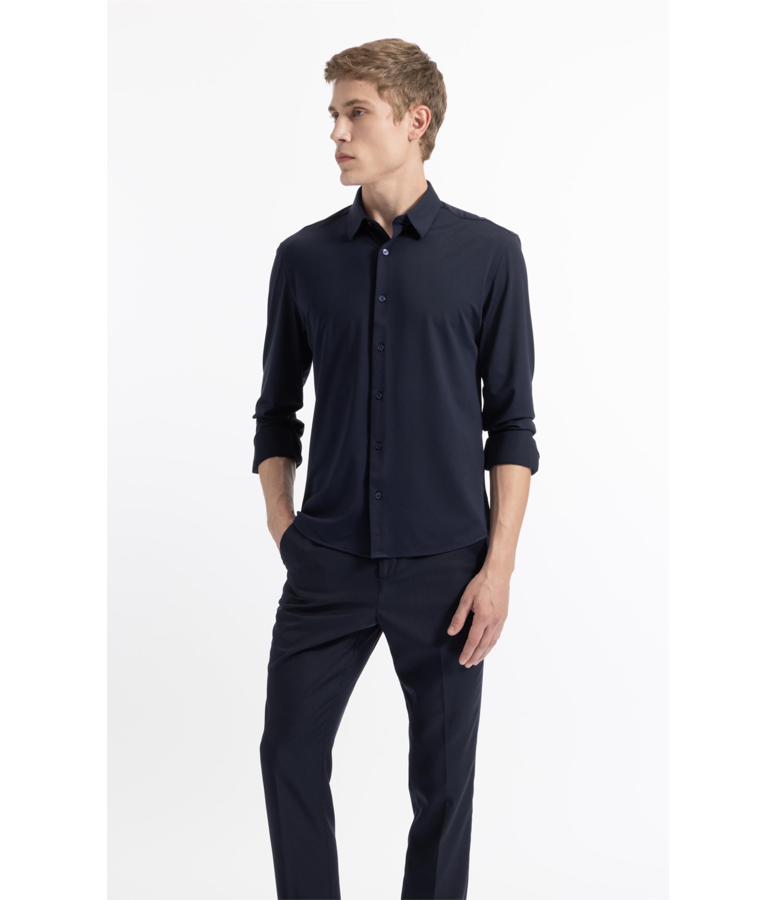 Tech Blend Silk Slim Fusioned Ml Midnight Blue