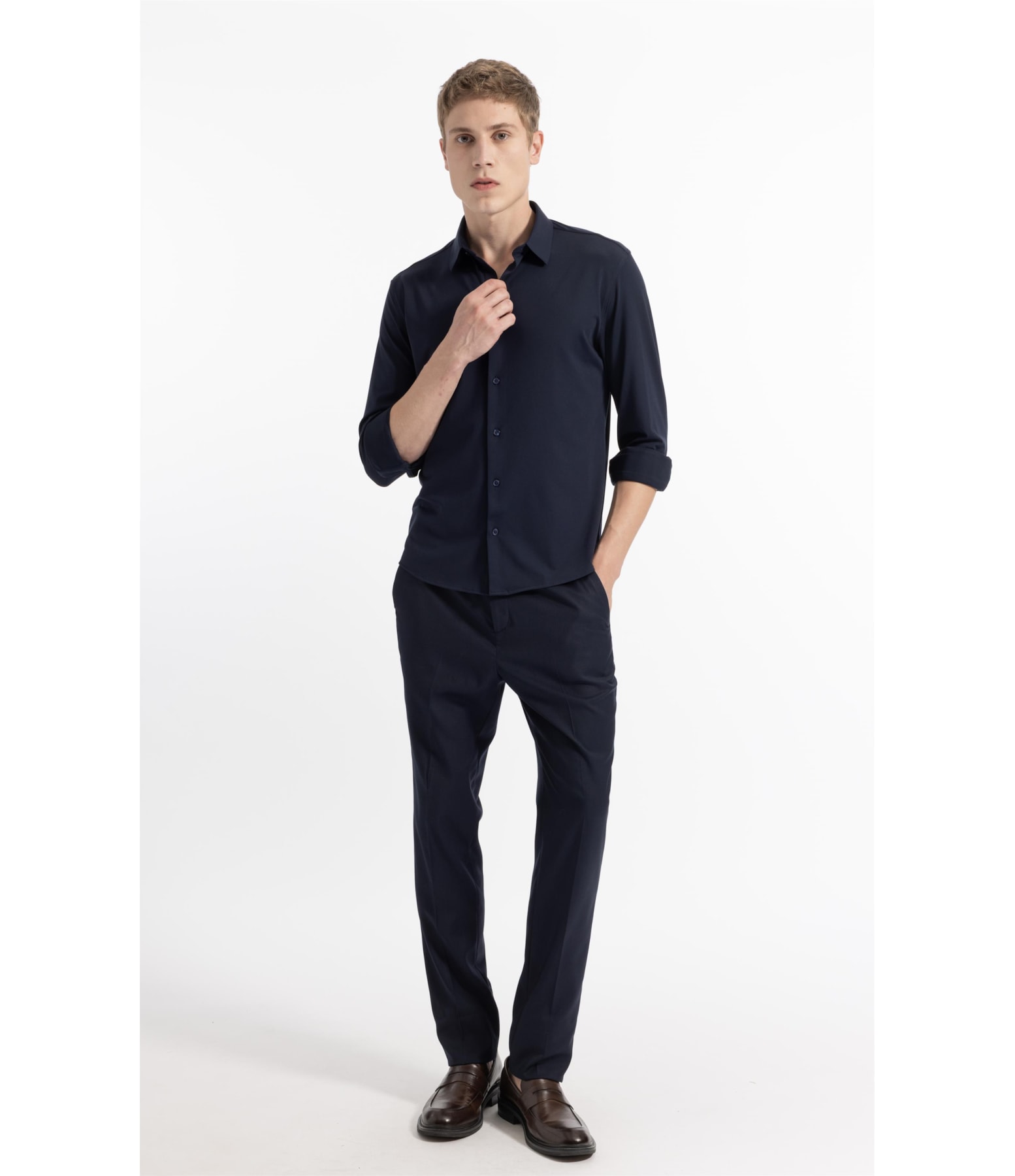 Tech Blend Silk Slim Fusioned Ml Midnight Blue