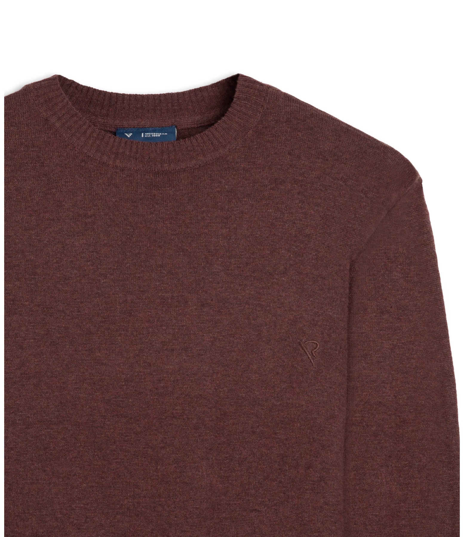 Tricot Basic Classic Bordeaux