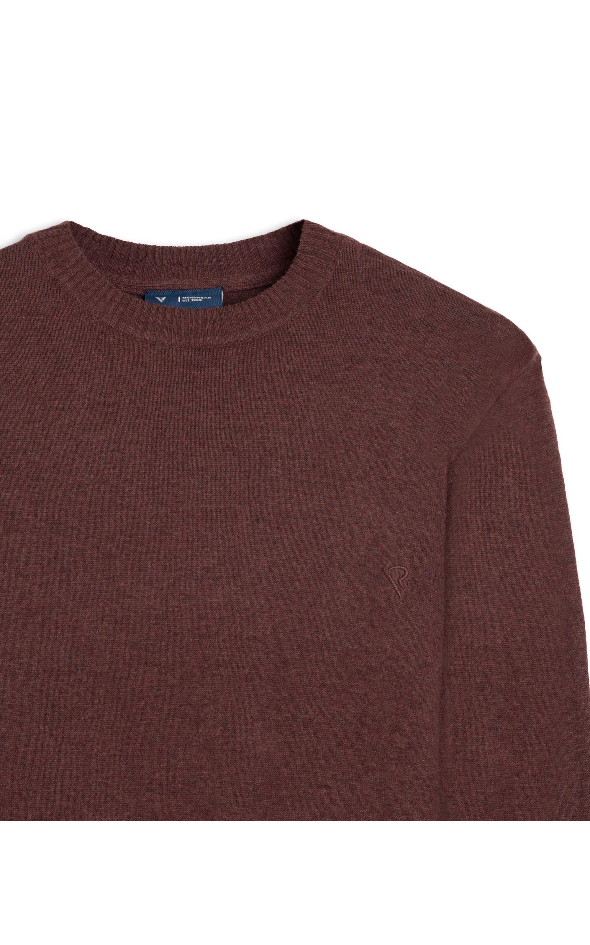 Tricot Basic Classic Bordeaux