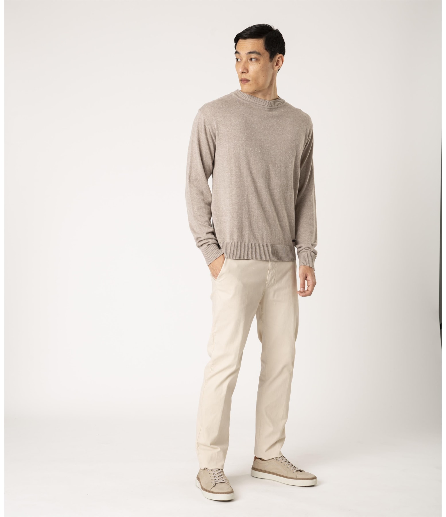 Tricot Basic Classic Rosa Velho