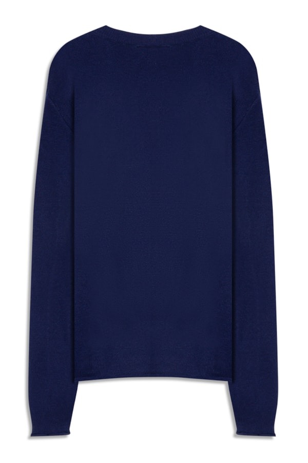 Tricot Basico Careca Dark Navy