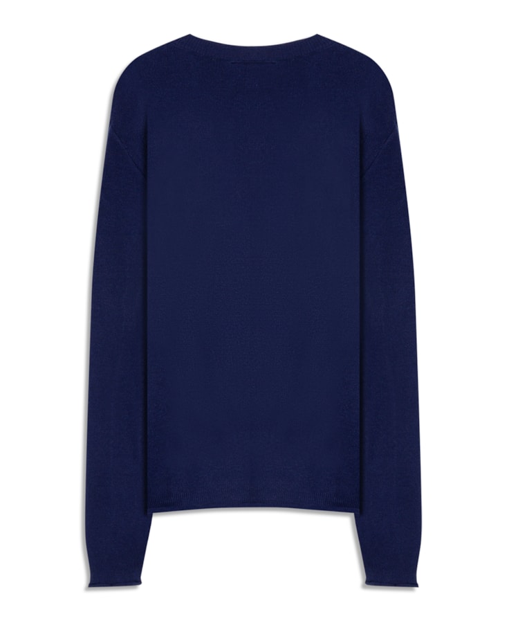 Tricot Basico Careca Dark Navy