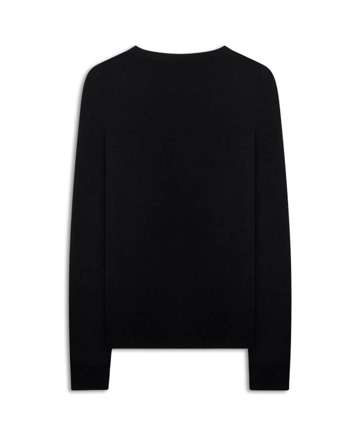 Tricot Basico Careca Preto