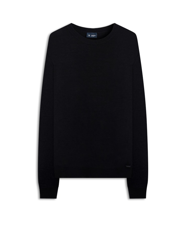 Tricot Basico Careca Preto