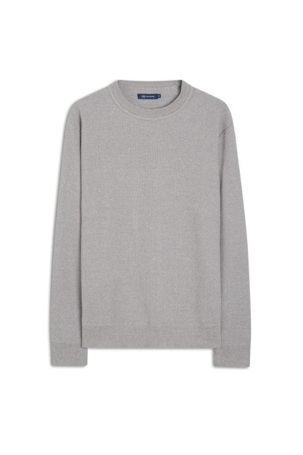 Tricot Birmingham Cinza Claro