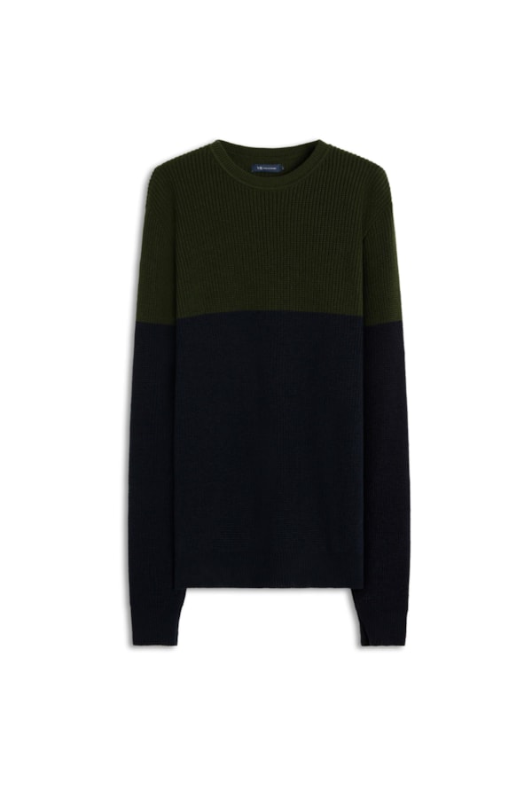 Tricot Block Verde Militar