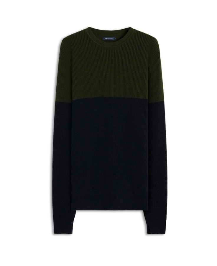 Tricot Block Verde Militar