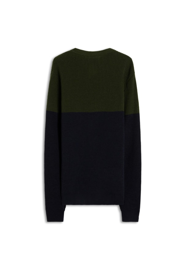 Tricot Block Verde Militar