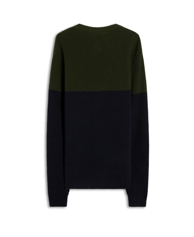 Tricot Block Verde Militar