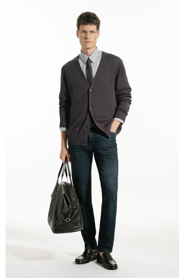 Tricot Cardigan Serido Grafite