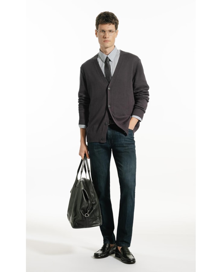 Tricot Cardigan Serido Grafite