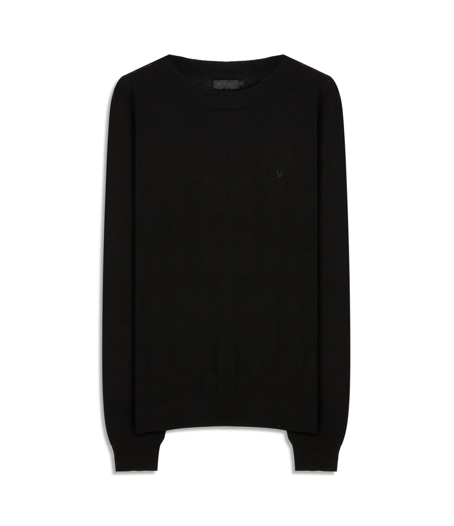 Tricot Cashmere Gola Careca Preto