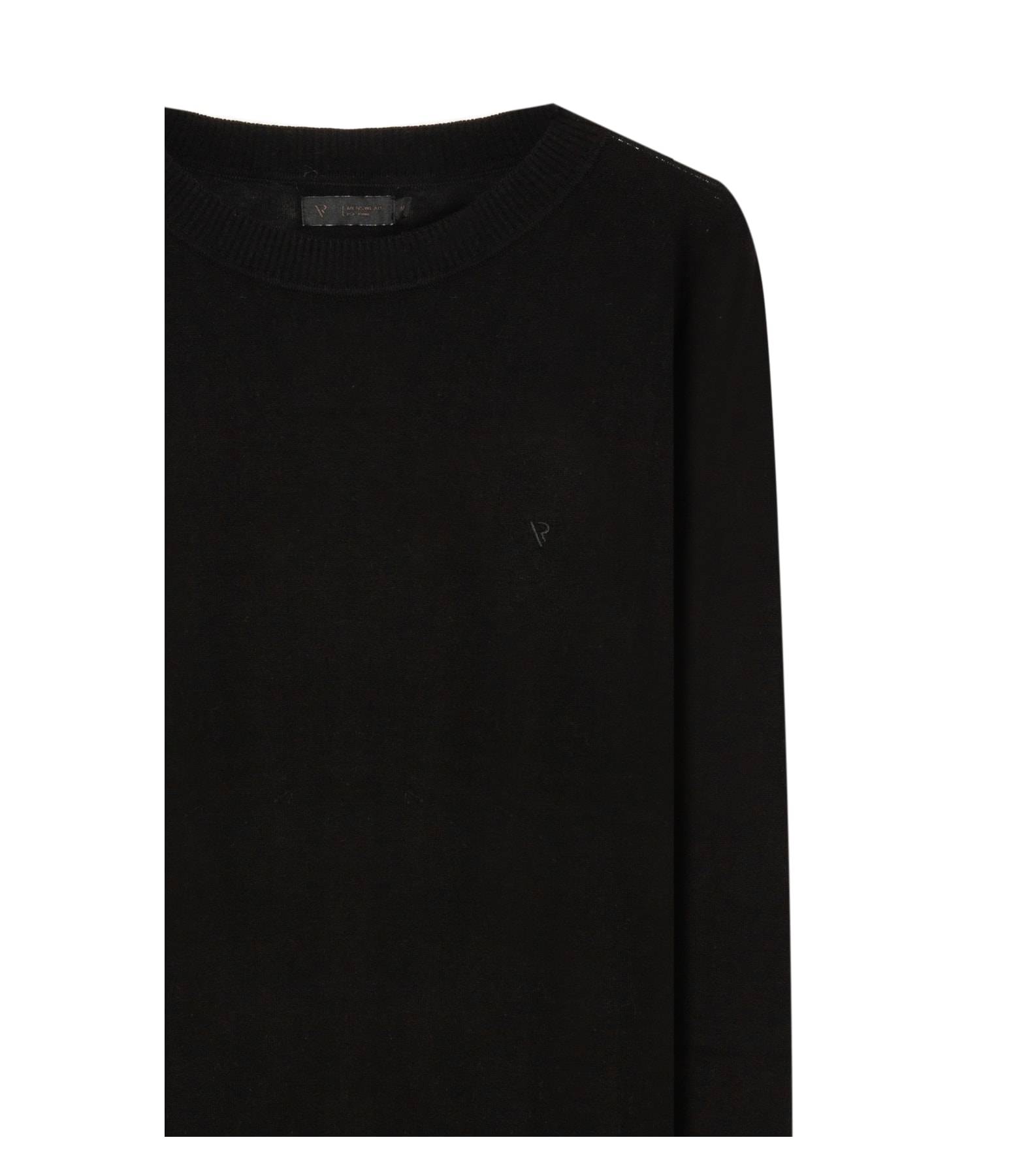 Tricot Cashmere Gola Careca Preto
