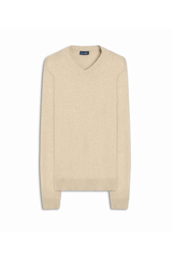 Tricot Cashmere Gola v Areia