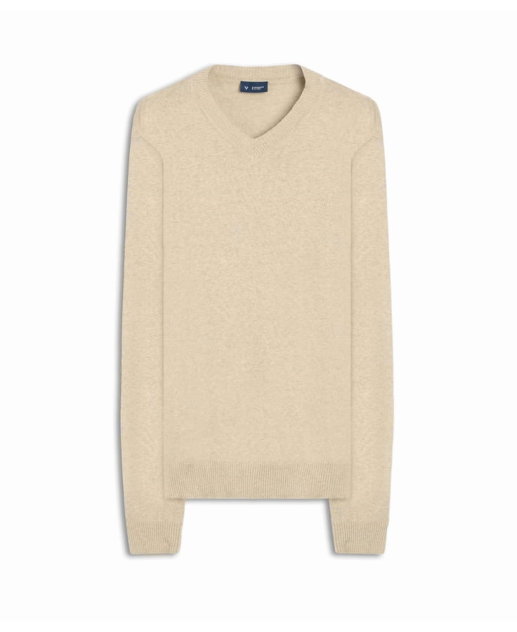 Tricot Cashmere Gola v Areia