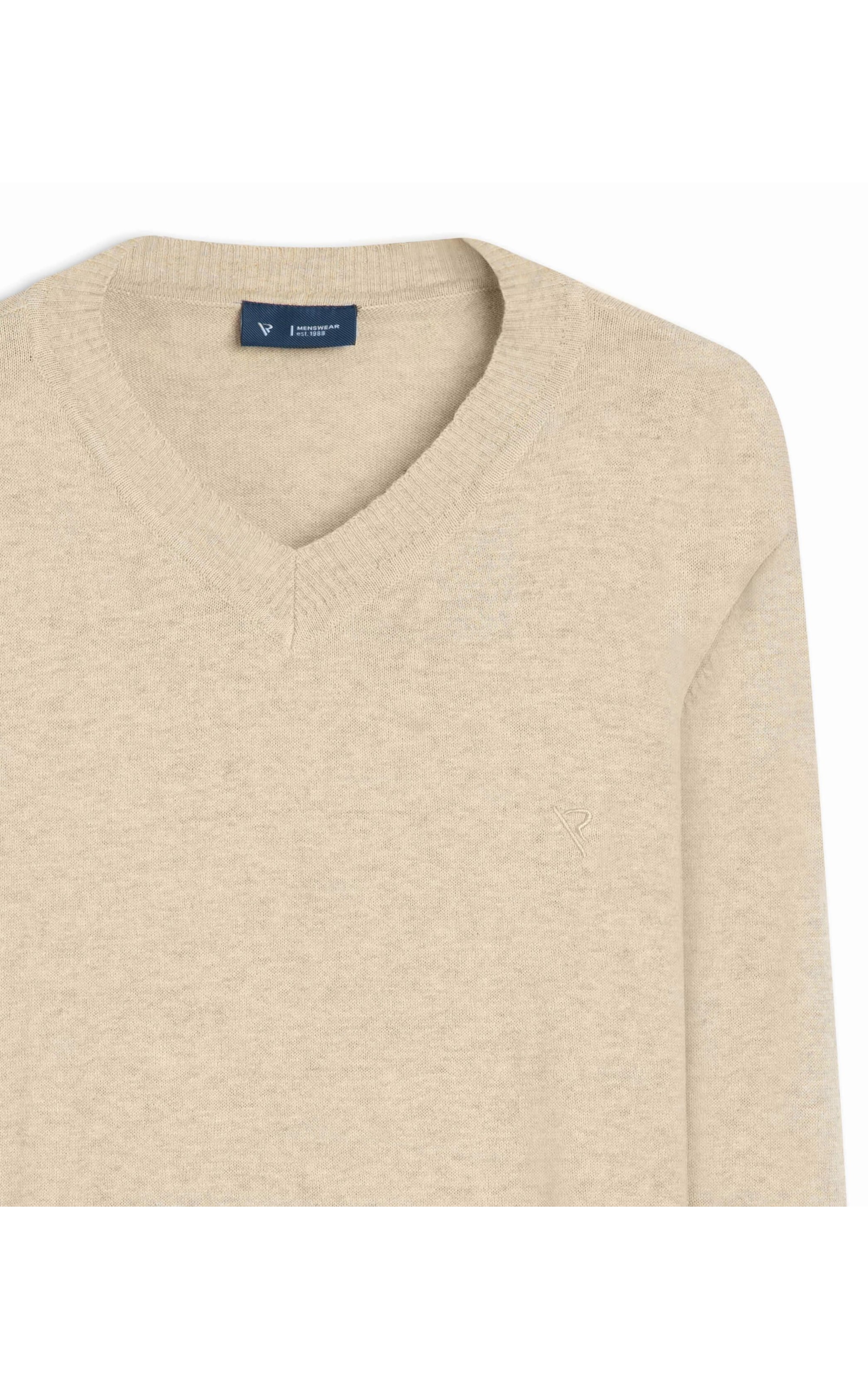 Tricot Cashmere Gola v Areia