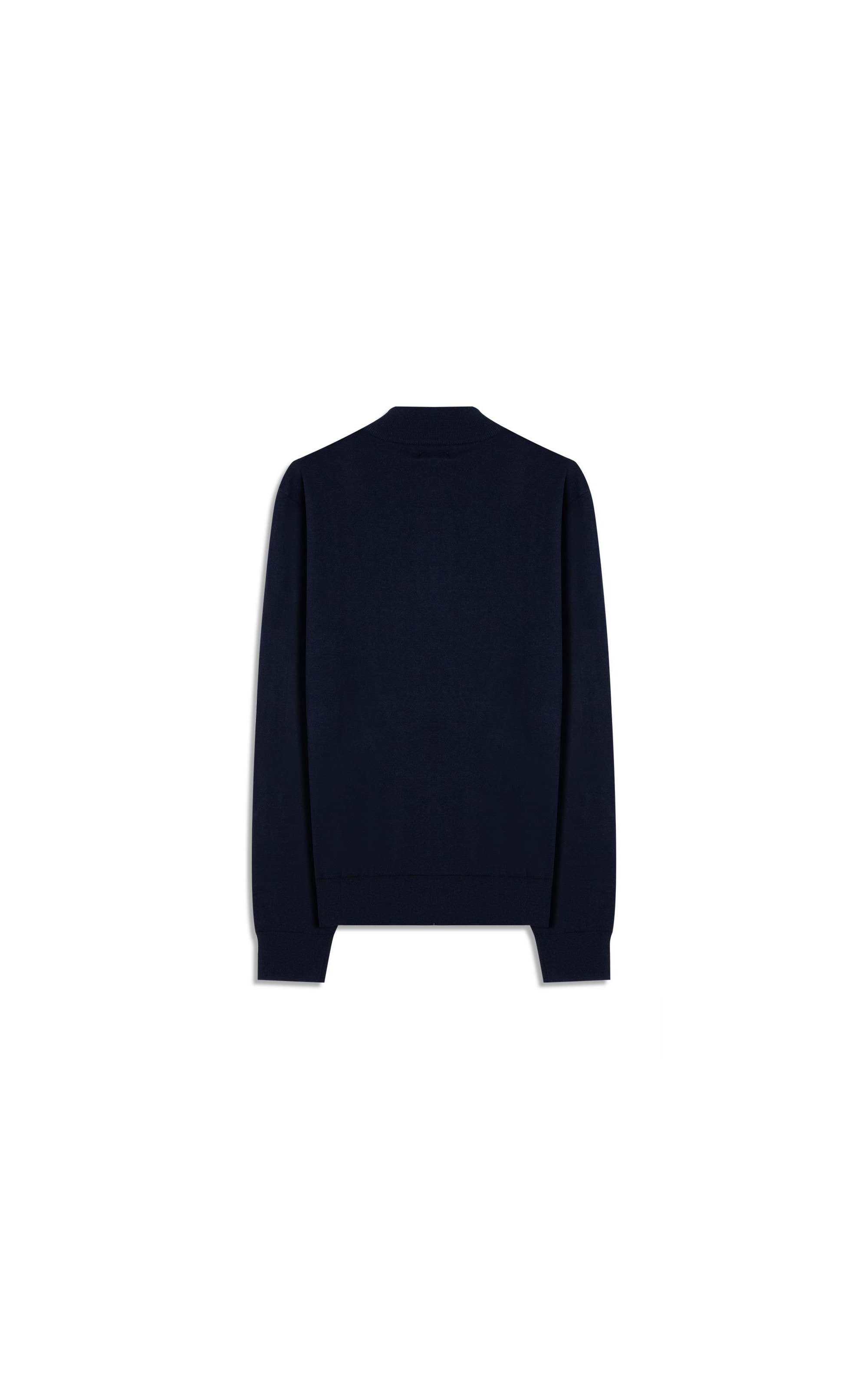 Tricot Cashmere Ziper Dark Navy