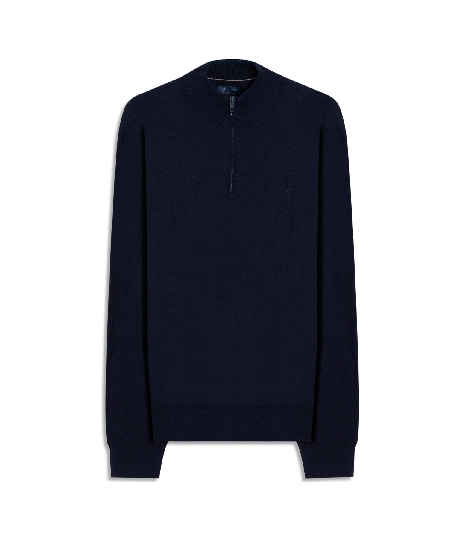Tricot Cashmere Ziper Dark Navy