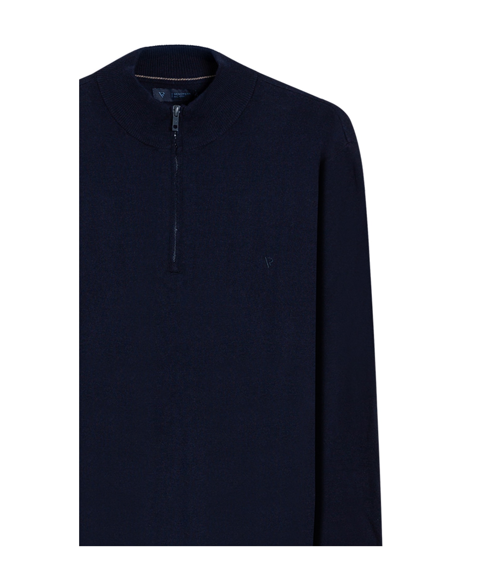 Tricot Cashmere Ziper Dark Navy