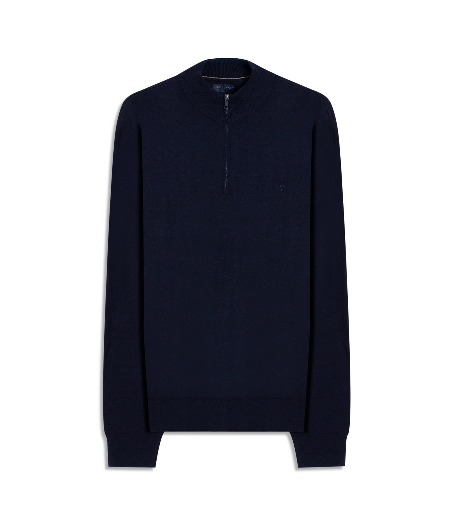 Tricot Cashmere Ziper Dark Navy