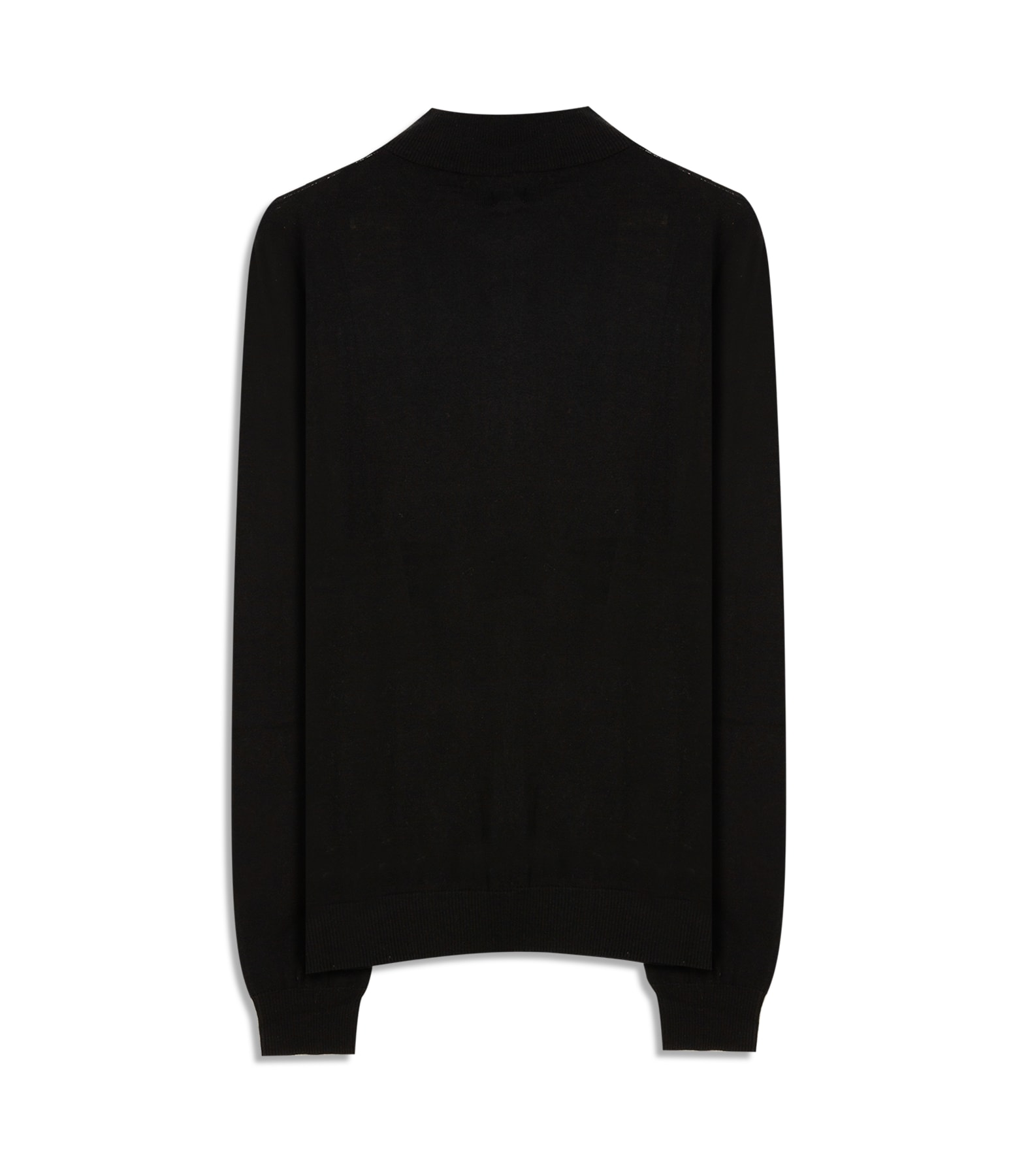 Tricot Cashmere Ziper Preto