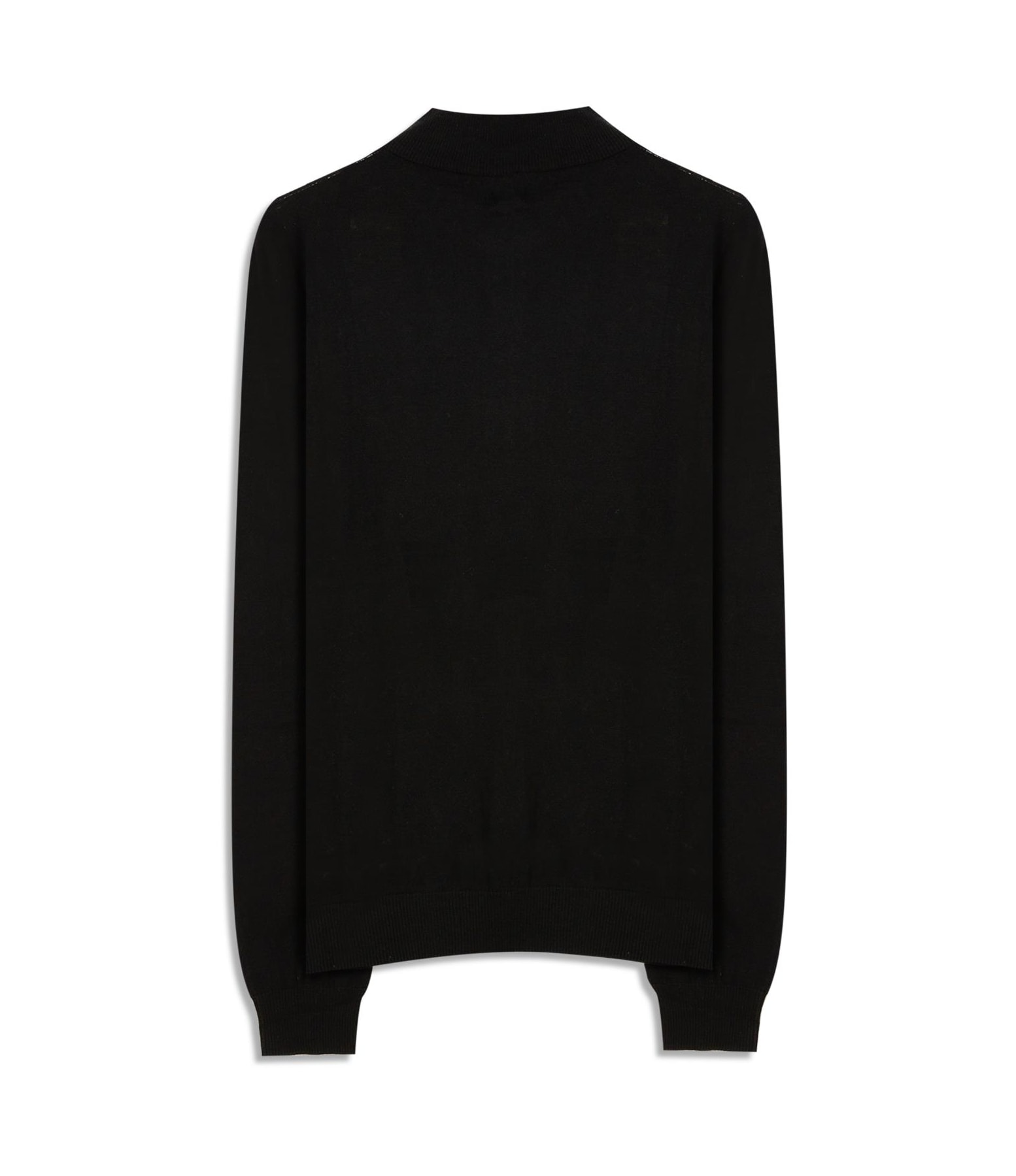 Tricot Cashmere Ziper Preto