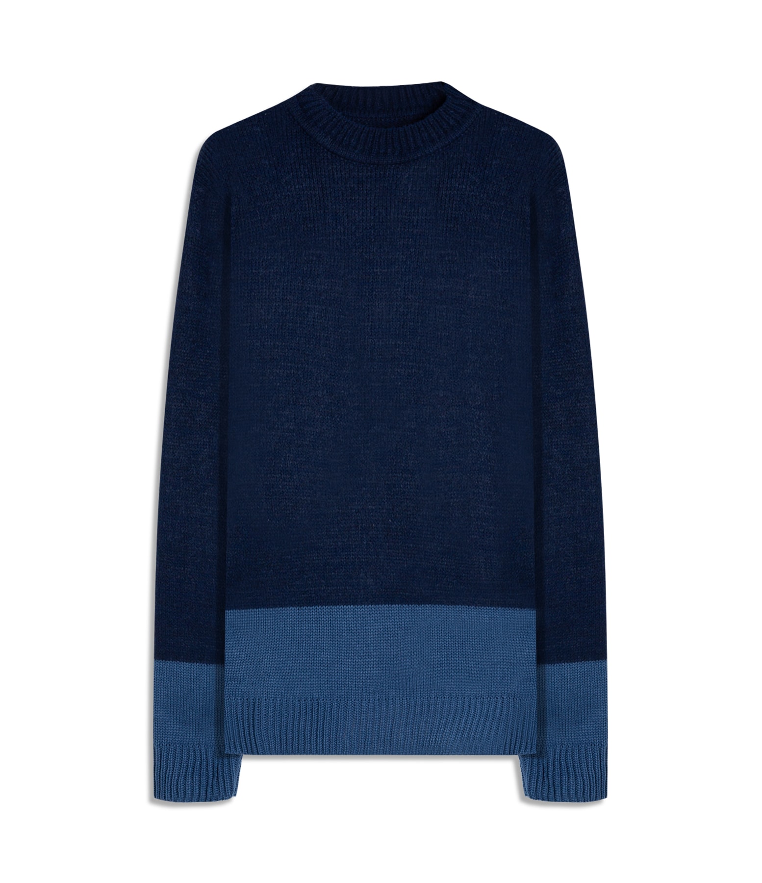 Tricot Color Block Marinho