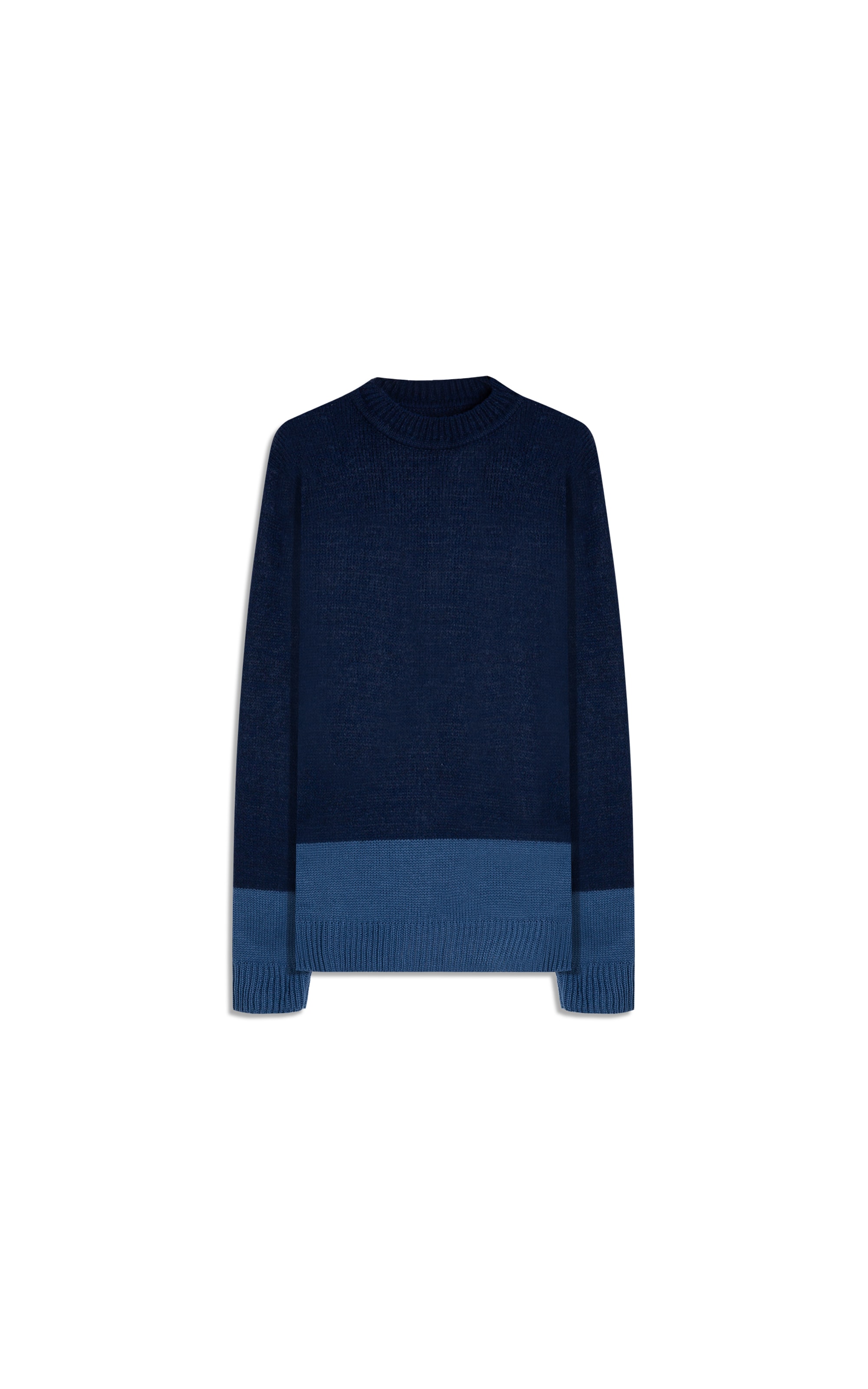 Tricot Color Block Marinho